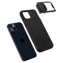 Apple iPhone 14 suojakuori musta SPIGEN OPTIK ARMOR MAG MAGSAFE