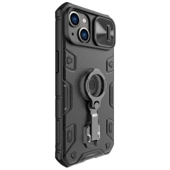 Apple iPhone 14 suojakuori musta Nillkin CamShield Armor Pro Magnetic