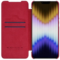 Apple iPhone 14 suojakotelo punainen Nillkin Qin Pro Leather