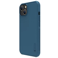 Apple iPhone 14 suojakuori sininen Nillkin Super Frosted Shield Magnetic