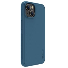 Apple iPhone 14 suojakuori sininen Nillkin Super Frosted Shield Magnetic