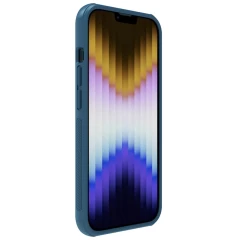Apple iPhone 14 suojakuori sininen Nillkin Super Frosted Shield Magnetic