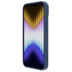 Apple iPhone 14 suojakuori sininen Nillkin CamShield Silky Silicon