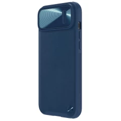 Apple iPhone 14 suojakuori sininen Nillkin CamShield Leather S Magnetic