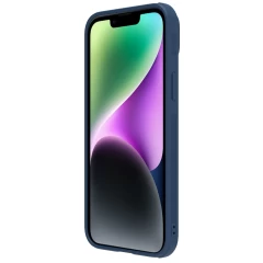 Apple iPhone 14 suojakuori sininen Nillkin CamShield Leather S Magnetic