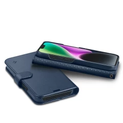 Apple iPhone 14 suojakotelo sininen SPIGEN WALLET S