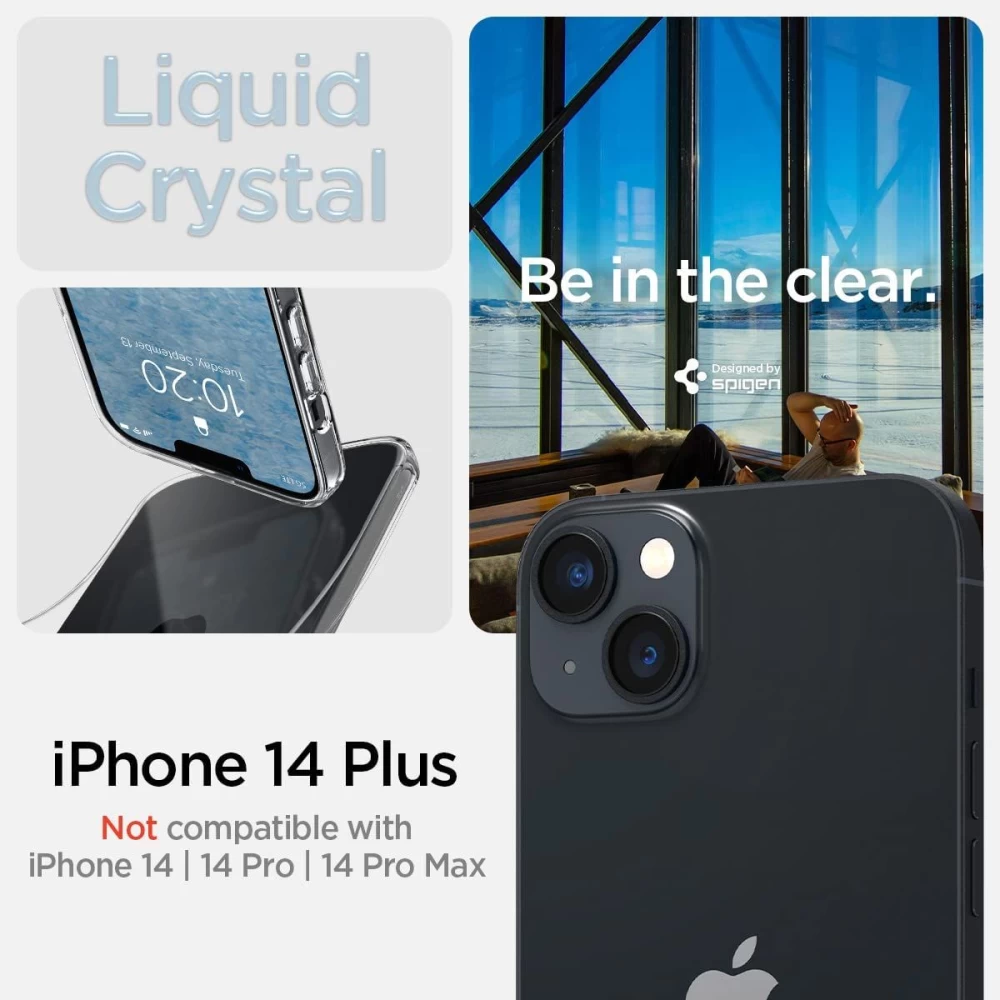Apple iPhone 14 Plus case transparent SPIGEN LIQUID CRYSTAL
