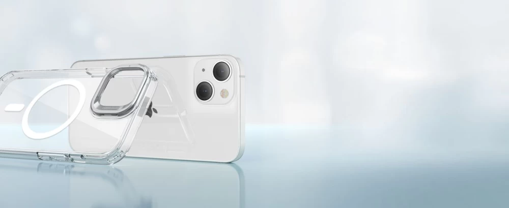 Apple iPhone 14 Plus suojakuori läpinäkyvä ESR CLASSIC KICKSTAND HALOLOCK MAGSAFE