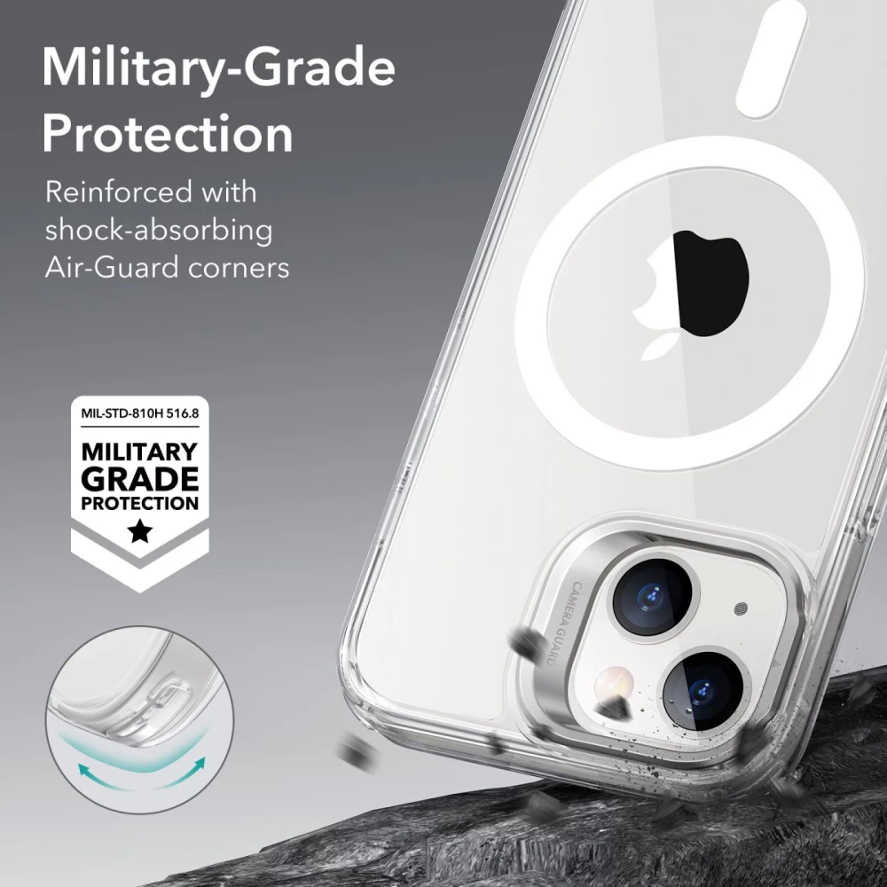 Apple iPhone 14 Plus suojakuori läpinäkyvä ESR CLASSIC KICKSTAND HALOLOCK MAGSAFE