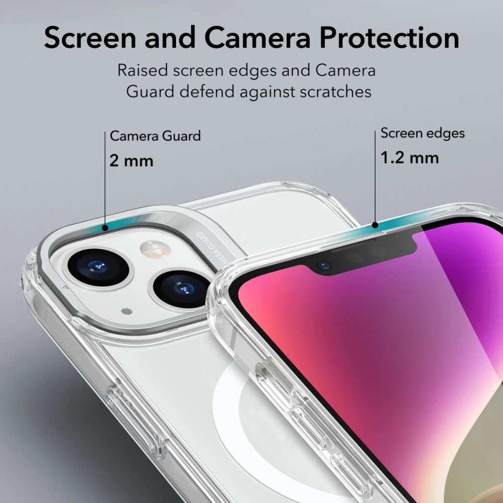 Apple iPhone 14 Plus suojakuori läpinäkyvä ESR CLASSIC KICKSTAND HALOLOCK MAGSAFE