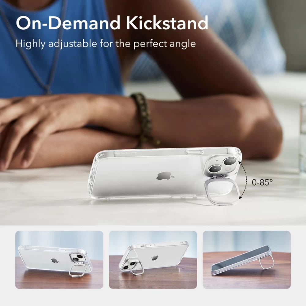 Apple iPhone 14 Plus ümbris läbipaistev ESR CLASSIC KICKSTAND