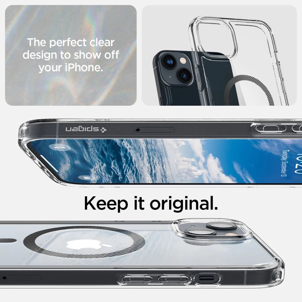 Apple iPhone 14 Plus case transparent SPIGEN ULTRA HYBRID MAG MAGSAFE