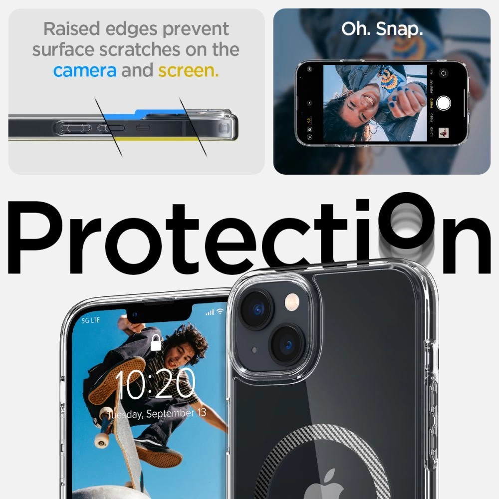 Apple iPhone 14 Plus case transparent SPIGEN ULTRA HYBRID MAG MAGSAFE