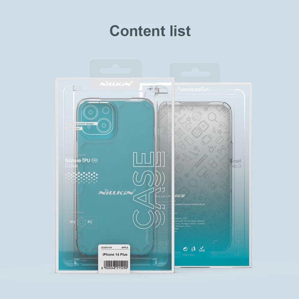 Apple iPhone 14 Plus case transparent Nillkin TPU Pro