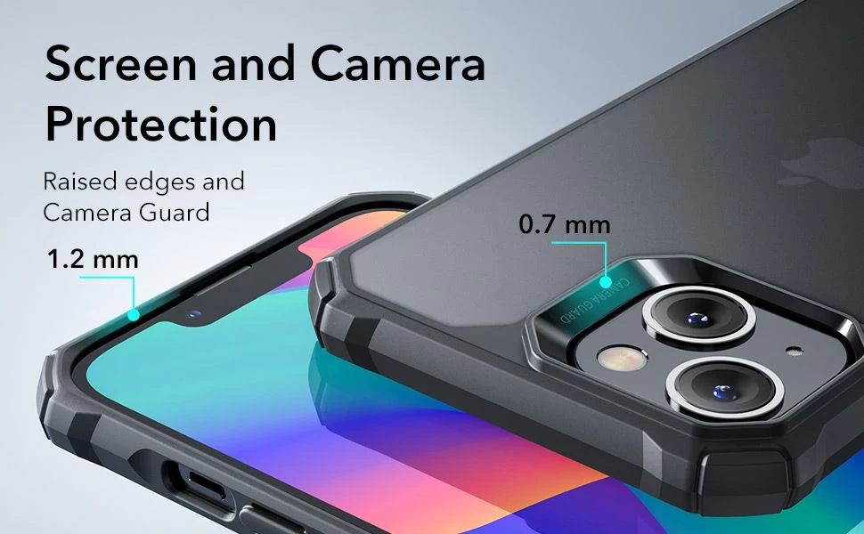 Apple iPhone 14 Plus suojakuori läpikuultava harmaa ESR AIR ARMOR