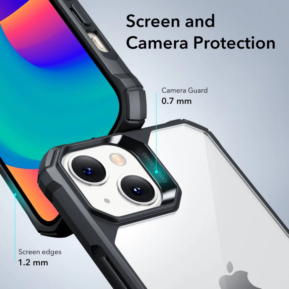Apple iPhone 14 Plus suojakuori läpikuultava harmaa ESR AIR ARMOR