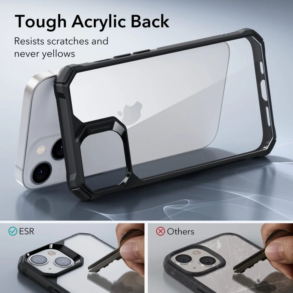 Apple iPhone 14 Plus suojakuori läpikuultava harmaa ESR AIR ARMOR