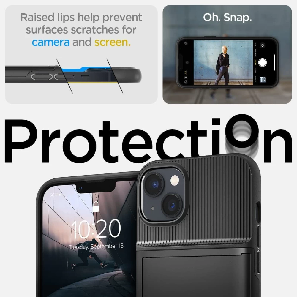 Apple iPhone 14 Plus suojakuori musta SPIGEN SLIM ARMOR CS