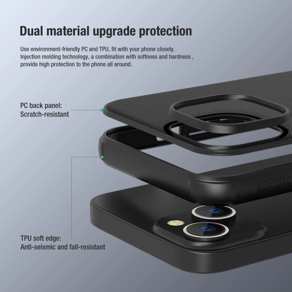 Apple iPhone 14 Plus suojakuori vihreä Nillkin Super Frosted Shield Pro