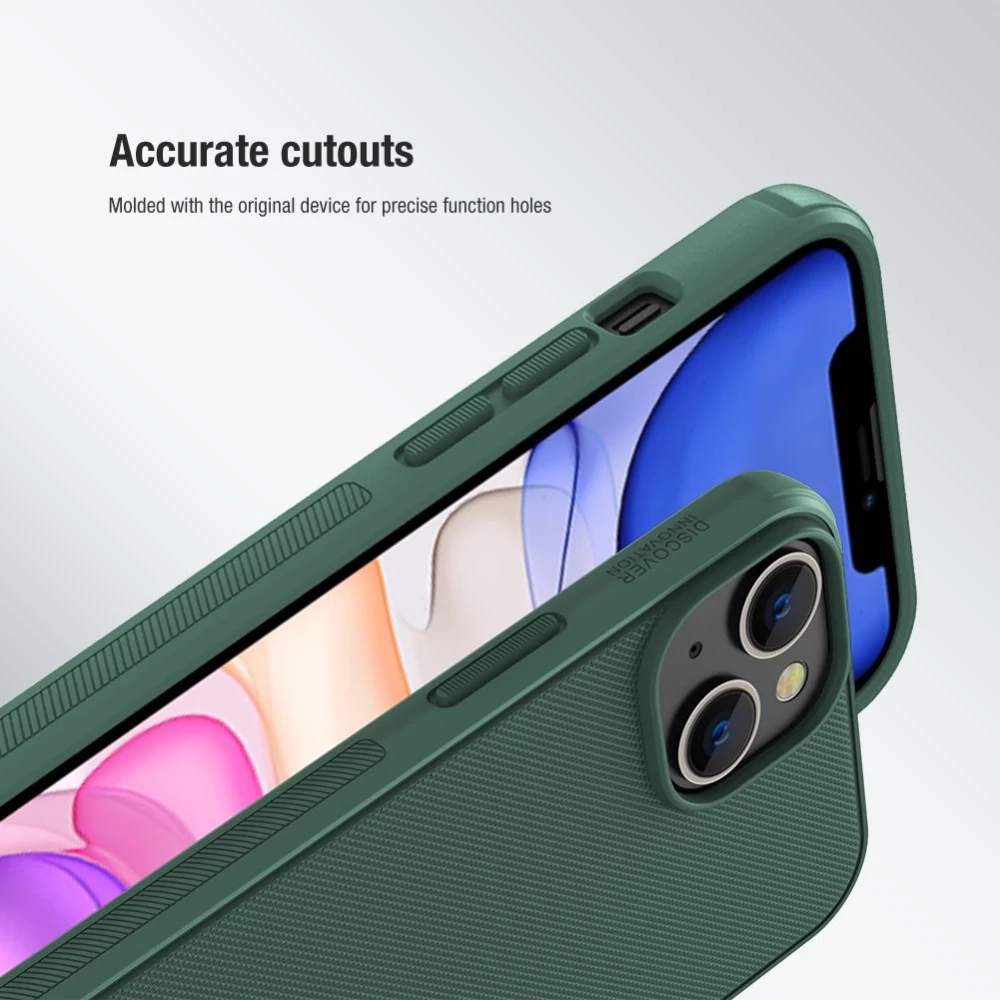 Apple iPhone 14 Plus suojakuori vihreä Nillkin Super Frosted Shield Pro