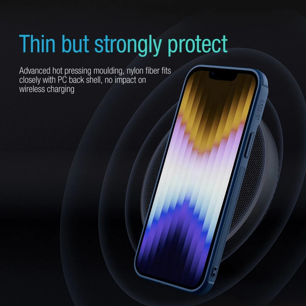Apple iPhone 14 Plus suojakuori vihreä Nillkin Textured  S
