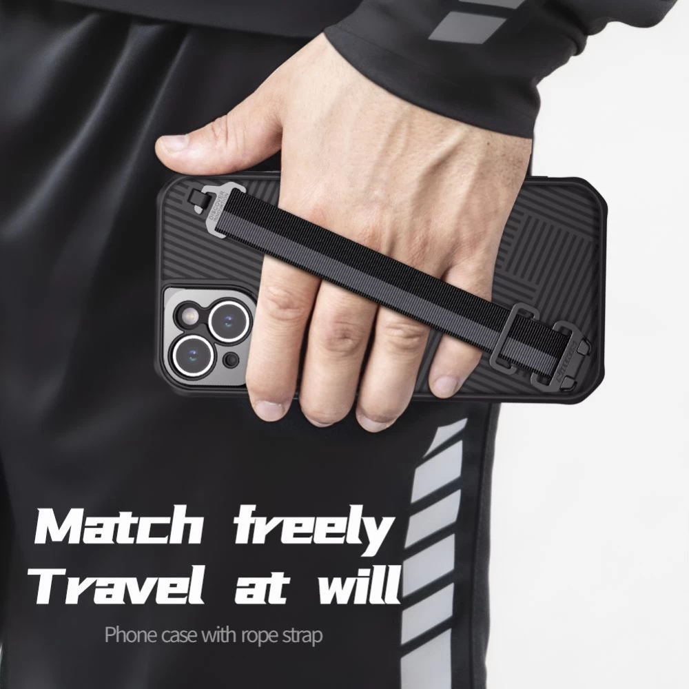 Apple iPhone 14 Plus suojakuori vihreä Nillkin Strap Magnetic
