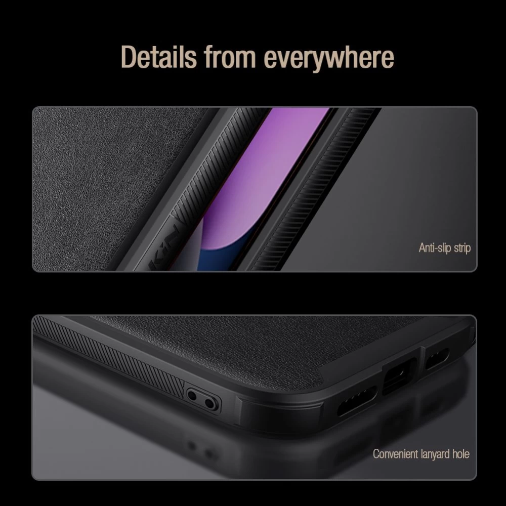 Apple iPhone 14 Plus suojakuori vihreä Nillkin CamShield Leather S Magnetic
