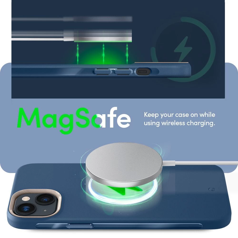 Apple iPhone 14 Plus suojakuori sininen SPIGEN CYRILL ULTRA Color Mag Magsafe
