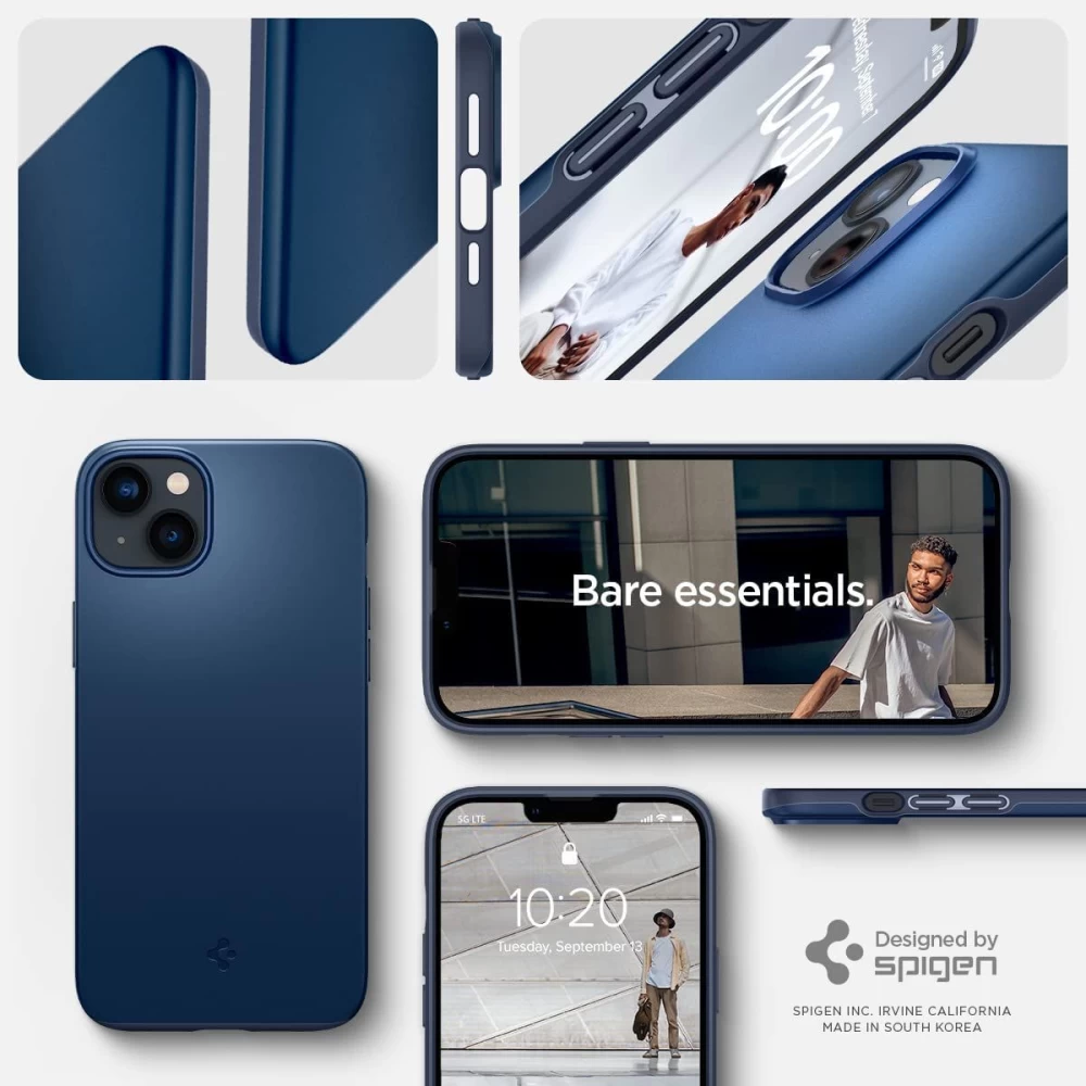 Apple iPhone 14 Plus case blue SPIGEN THIN FIT