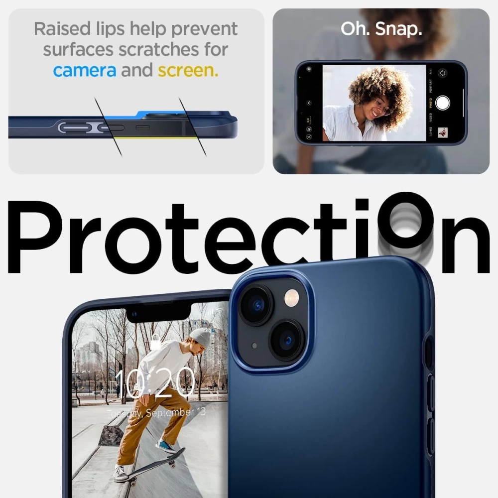 Apple iPhone 14 Plus case blue SPIGEN THIN FIT