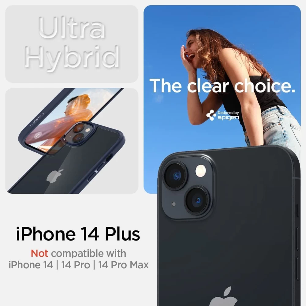 Apple iPhone 14 Plus suojakuori sininen SPIGEN ULTRA HYBRID