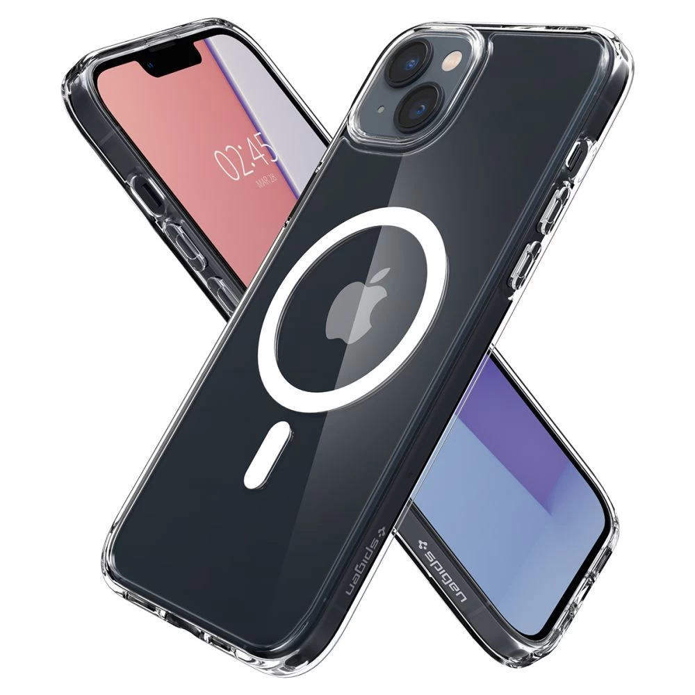 Apple iPhone 14 Plus ümbris valge SPIGEN ULTRA HYBRID Mag Magsafe