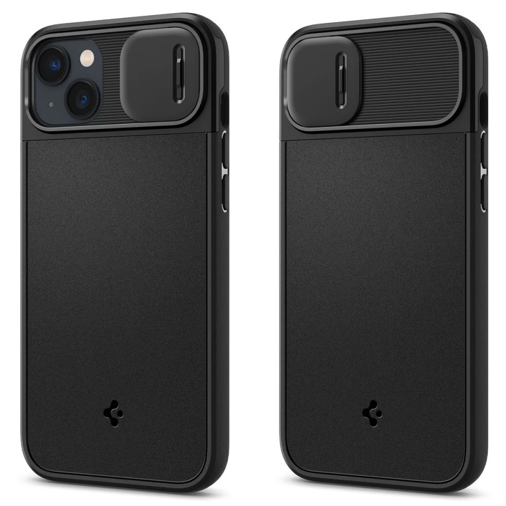 Apple iPhone 14 Plus suojakuori musta SPIGEN OPTIK ARMOR MAG MAGSAFE
