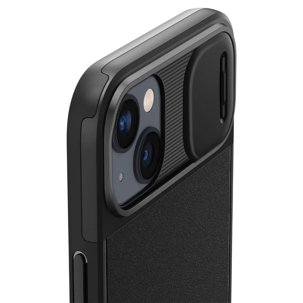 Apple iPhone 14 Plus suojakuori musta SPIGEN OPTIK ARMOR MAG MAGSAFE