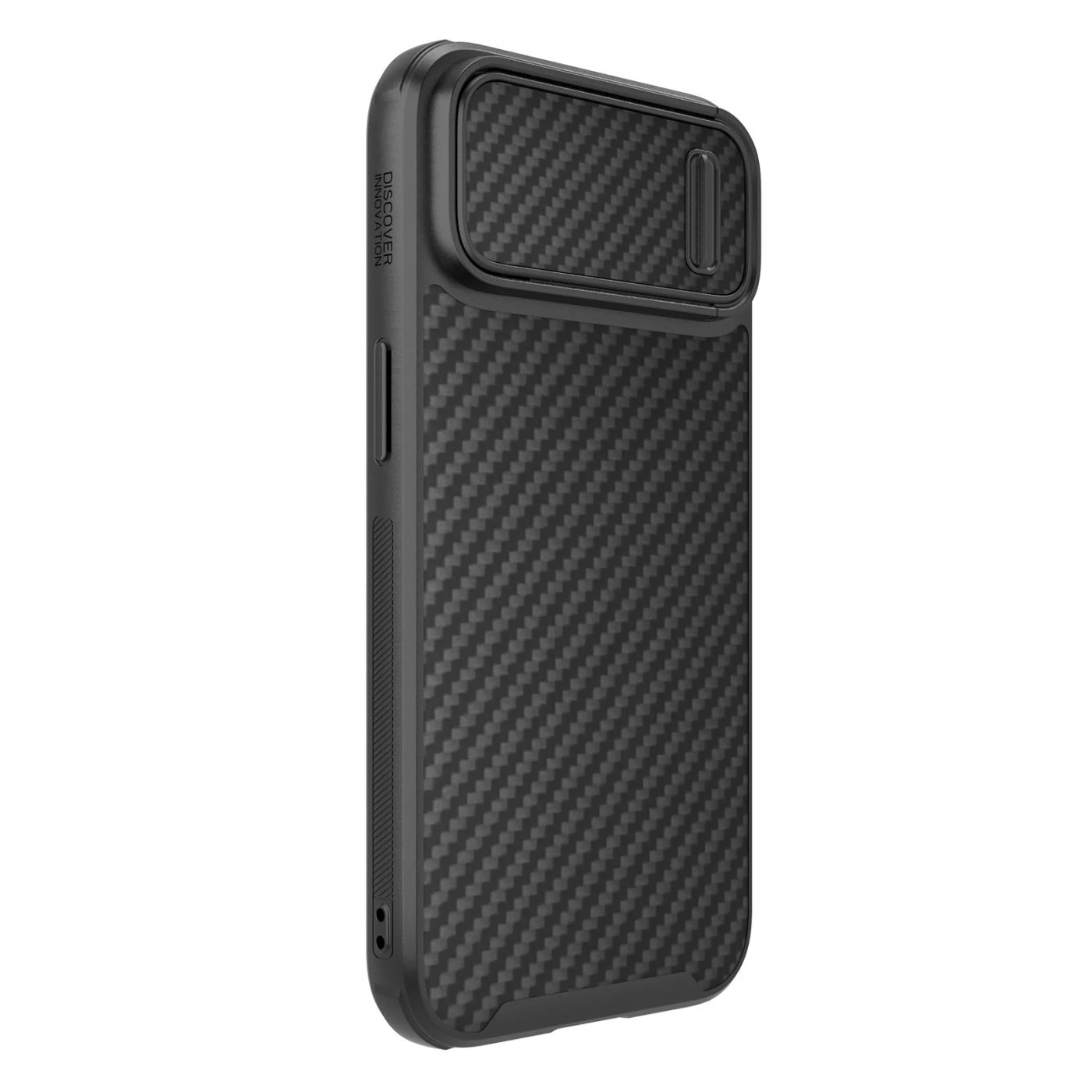 Apple iPhone 14 Plus suojakuori musta Nillkin Synthetic Fiber S Magnetic