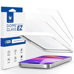 iPhone iPhone 14 Plus apsauginis stiklas WHITESTONE EZ GLASS Apple iPhone 14 Plus (3-pack)