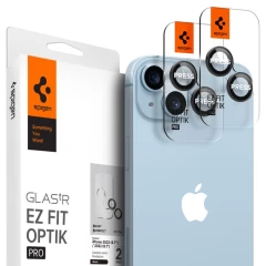 iPhone iPhone 14 Plus apsauginis stiklas SPIGEN OPTIK.TR EZ FIT CAMERA PROTECTOR Apple iPhone 14 Plus (2-pack)