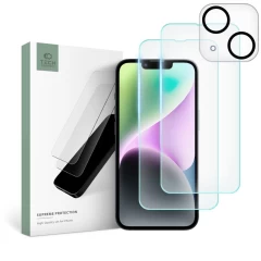 iPhone iPhone 14 Plus apsauginis stiklas TECH-PROTECT SUPREME SET Apple iPhone 14 Plus