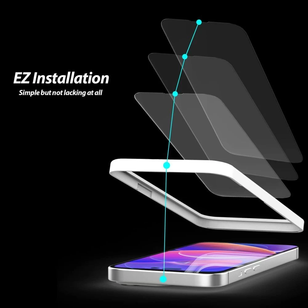 Apple iPhone 14 Pro Max Tempered glass  WHITESTONE EZ GLASS (3-pack)