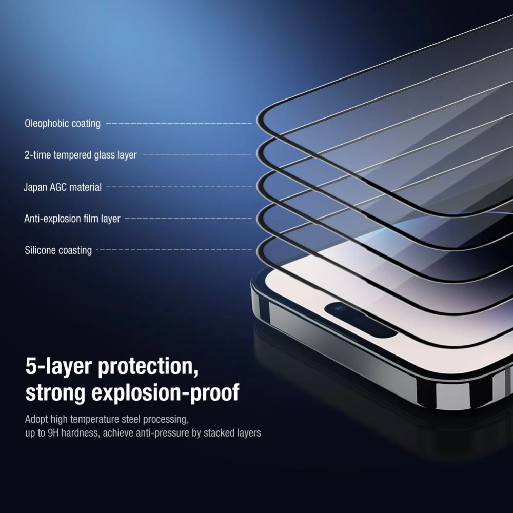 Apple iPhone 14 Pro Max aizsargstikls  Nillkin 2-in-1 HD