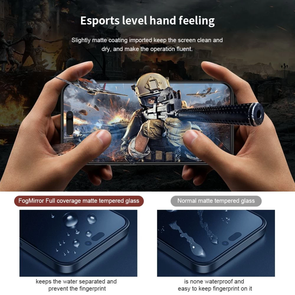 Apple iPhone 14 Pro Max aizsargstikls  Nillkin FogMirror