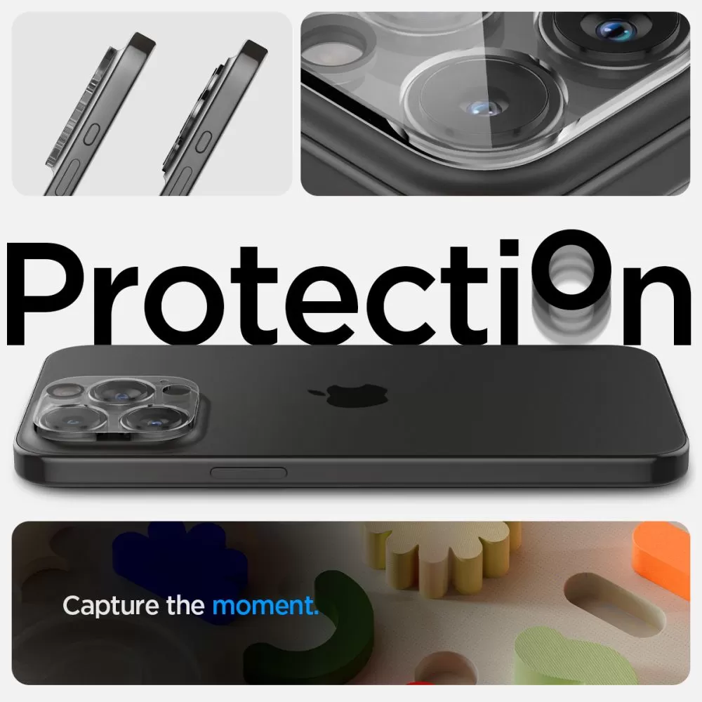Apple iPhone 14 Pro Max aizsargstikls  SPIGEN OPTIK.TR CAMERA PROTECTOR 2-PACK