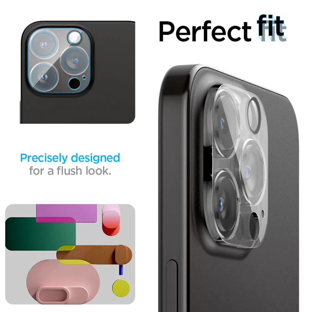 Apple iPhone 14 Pro Max aizsargstikls  SPIGEN OPTIK.TR CAMERA PROTECTOR 2-PACK