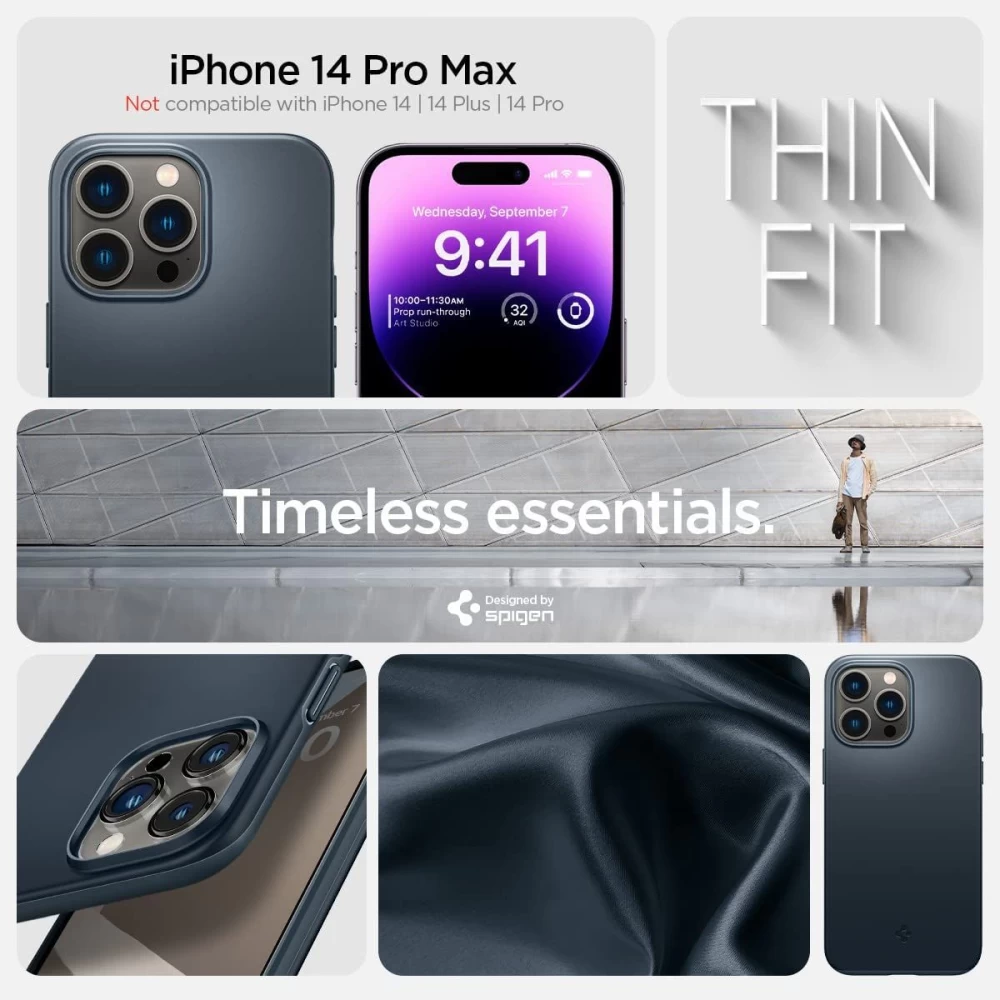 Apple iPhone 14 Pro Max dėklas  SPIGEN THIN FIT