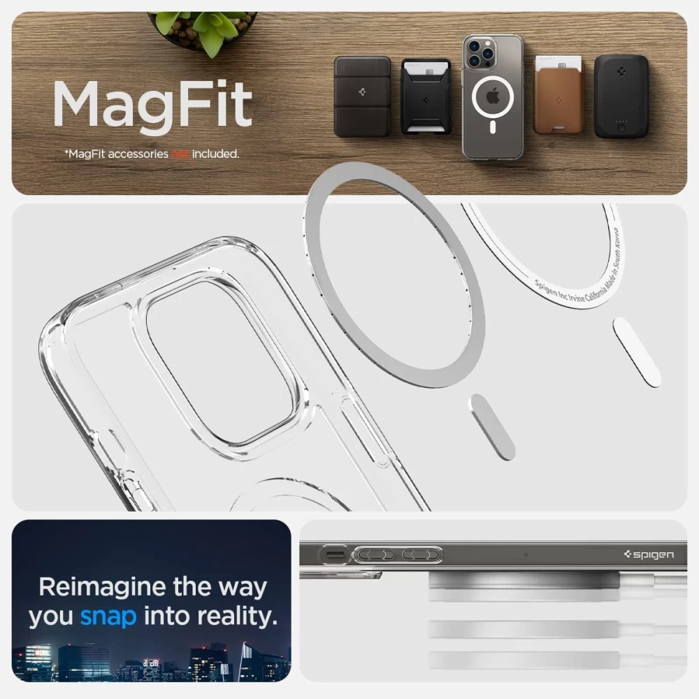 Apple iPhone 14 Pro Max dėklas  SPIGEN ULTRA HYBRID Mag Magsafe