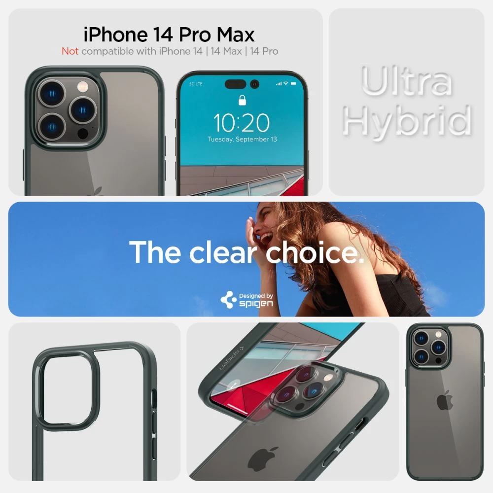 Apple iPhone 14 Pro Max dėklas  SPIGEN ULTRA HYBRID