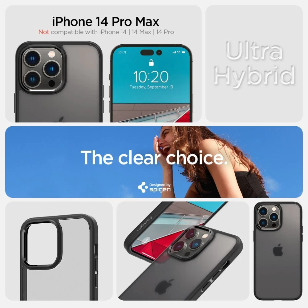 Apple iPhone 14 Pro Max dėklas  SPIGEN ULTRA HYBRID
