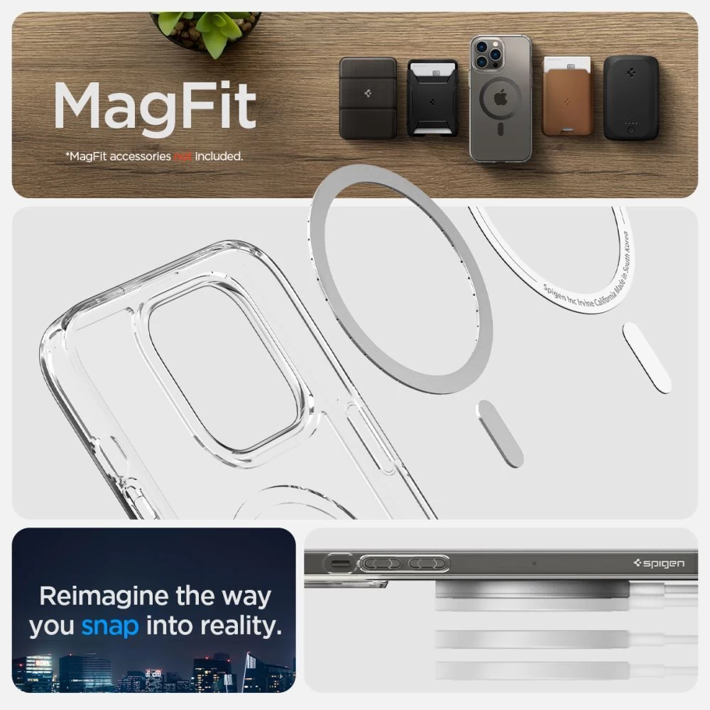 Apple iPhone 14 Pro Max dėklas  SPIGEN ULTRA HYBRID MAG MAGSAFE