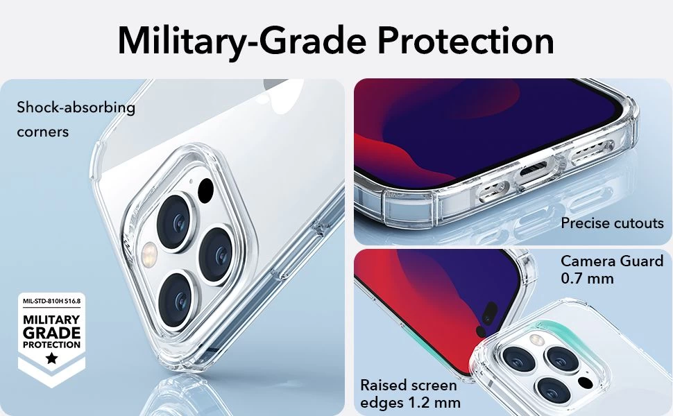 Apple iPhone 14 Pro Max dėklas skaidrus ESR KRYSTEC™