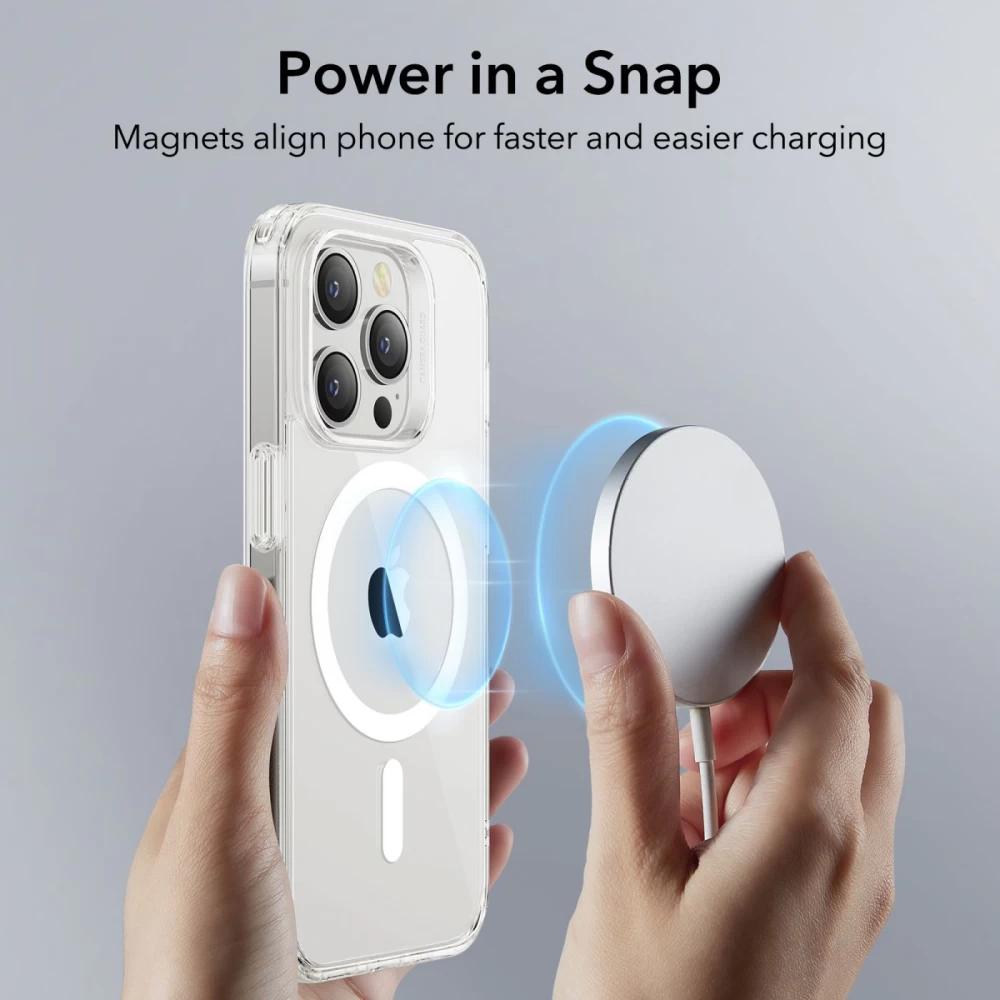 Apple iPhone 14 Pro Max dėklas skaidrus ESR CLASSIC HYBRID HALOLOCK MAGSAFE